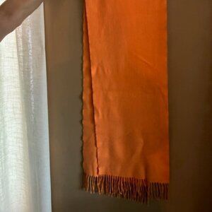 Orange scarf, cashmere